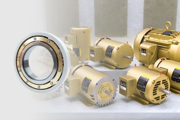 Ceramic coated bearings used in high voltage motors to prevent shaft currents and electrical discharge damage