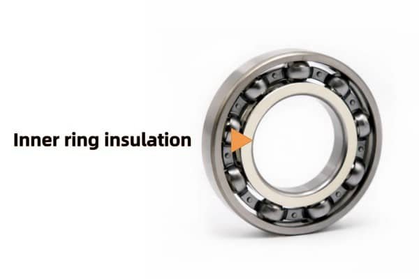 Ceramic coated inner ring bearing designed for rotating outer ring or loose housing applications